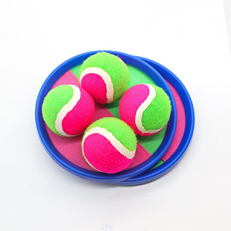 Sticky Ball Toys - Outdoor Games, Beach Toys, Throwing and Ball Set with 2 Rackets and 1 Ball, Easter Gift