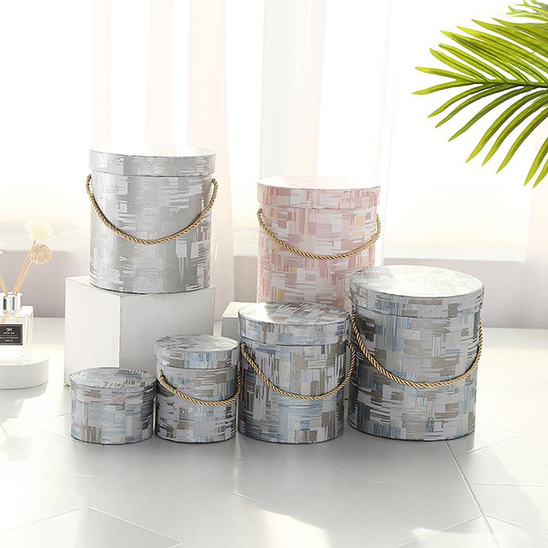 Mini Gift Box Lid Hug Bucket Vase Replacement Packaging Boxes For Gifts Flowers