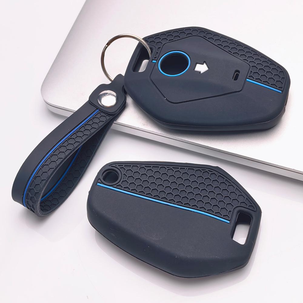 Key Fob Cover for BMW R1250GS R1200GS Motorrad F850GS F750GS K1600B K1600GT K1600GTL with Keychain Anti-Scratch Surface Shockproof Structure