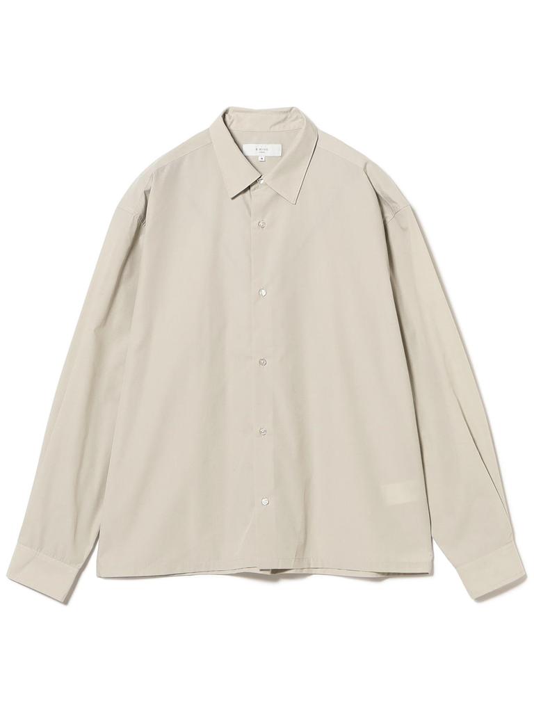 B:MING LIFE STORE by BEAMS Men's IVORY Polyester Cotton Short Shirt