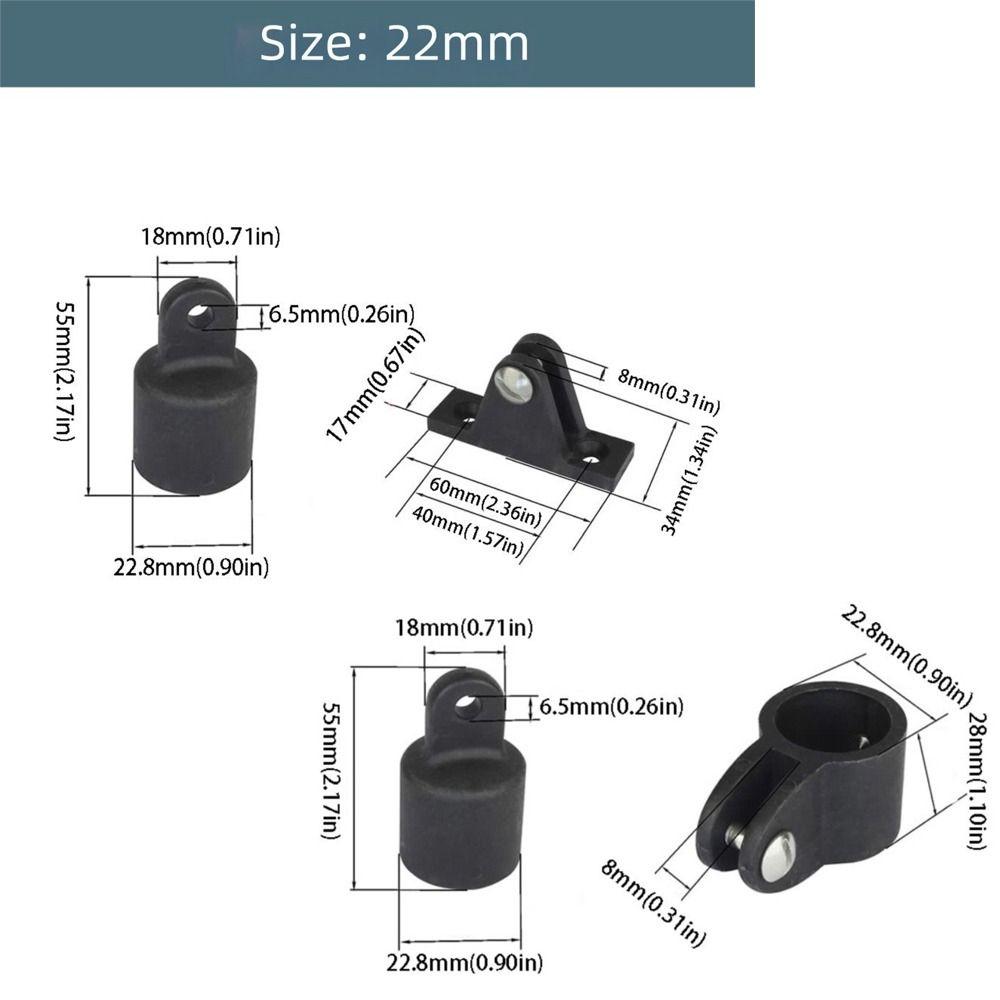 High Strength Sunshade Canopy Hardware Nylon Cover Yacht End Cap  Boat Canopy