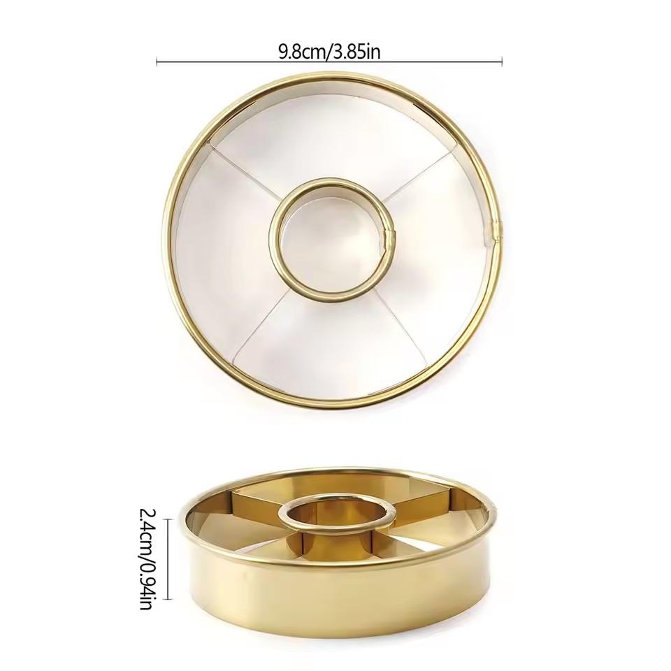 Round Stainless Steel Donut Special Cutting Mold for Household Baking Mousse Ring Underwire Cookie Pressing Film