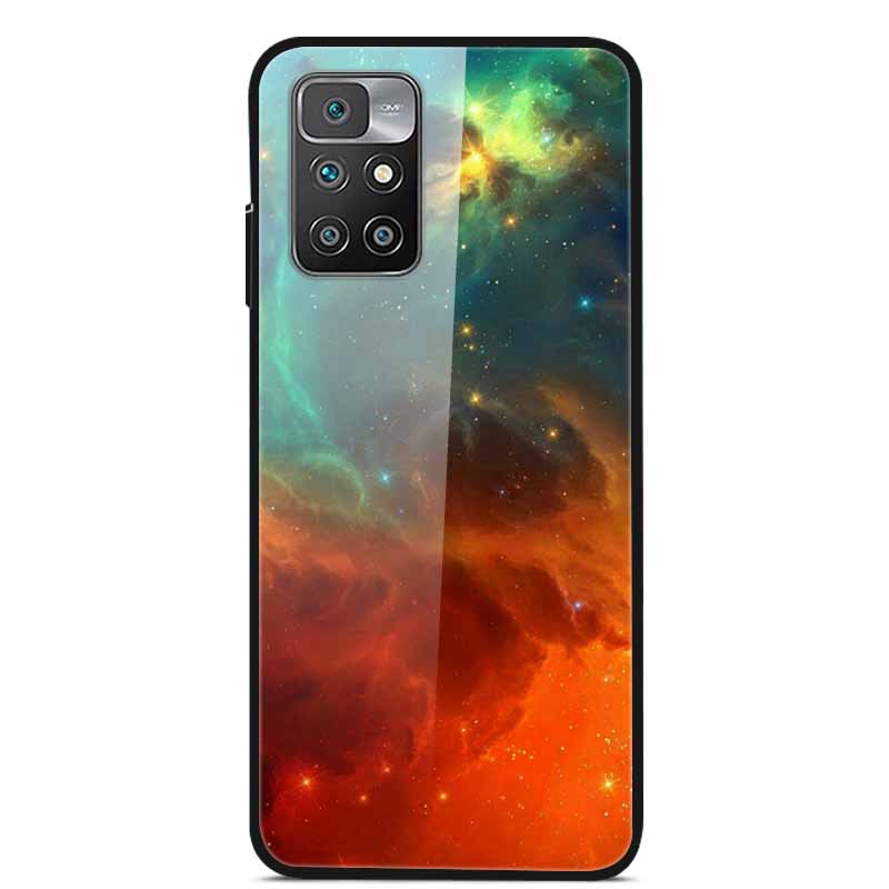 For Redmi Note 10 Pro Cases Note10T Tempered Glass Hard Back Cover for Xiaomi Redmi Note 10 5G / Note 10T Phone Case Capa Fundas