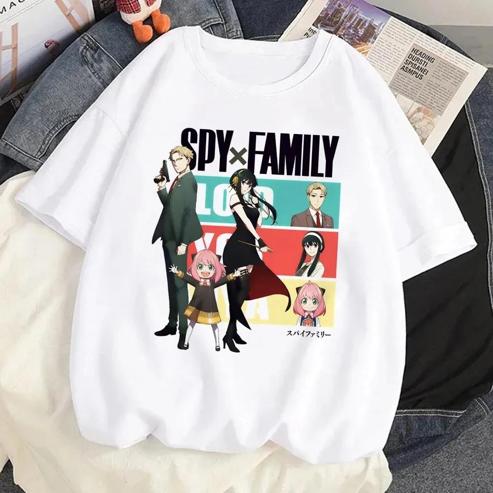 Loid Forger Yor Forger Anya Forger Tričko Kreslené Manga Anime Harajuku Grafické Kawaii Tričko pro Pánské Dámské Bavlněné Tričko