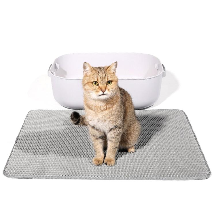 Cats Litter Mat Waterproof Hollowed Mat Litter Sifting for Less Waste Supplies