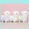 Soft And Cuddly Plush Alpaca Stuffed Toy Keychain Cute Hanging Charm For Girls