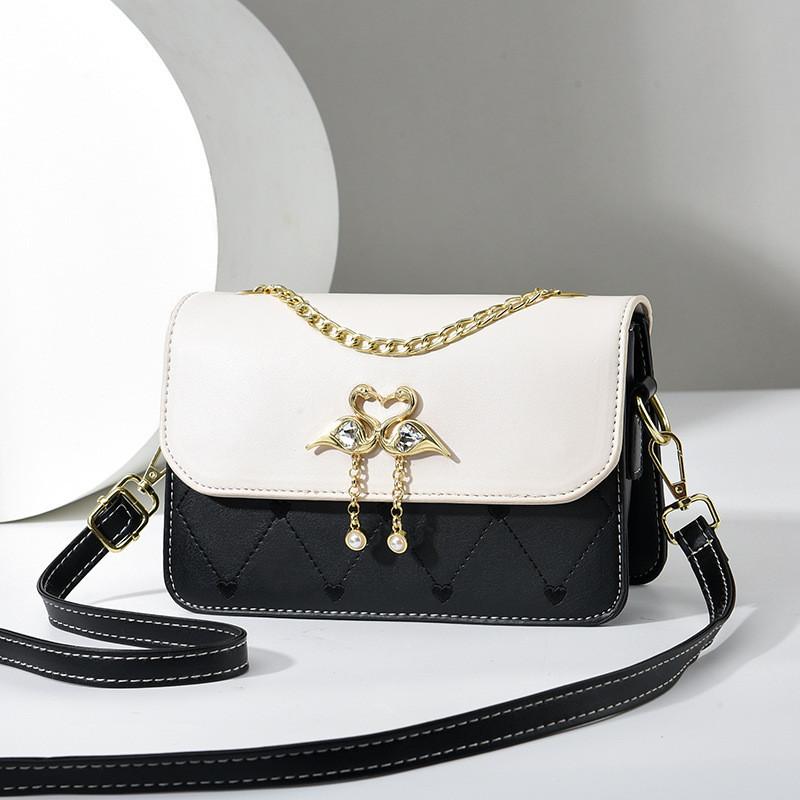 Fashionable Women s 2023 New Spring And Summer Shoulder Bag With City Simple Style чёрный