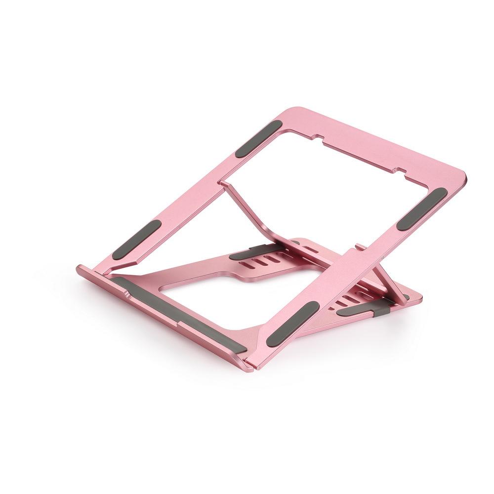 Adjustable Aluminum Laptop Stand: Foldable, Portable Cooling Desk for Office & Gaming