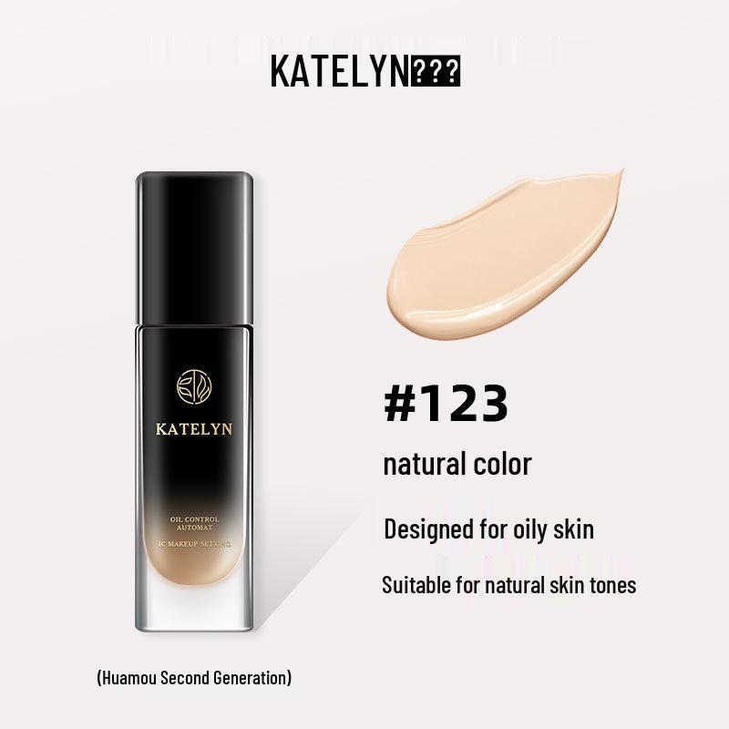 Caterin Long-Lasting Liquid Foundation - Lightweight, Concealing Base for Dry & Oily Skin 30ml