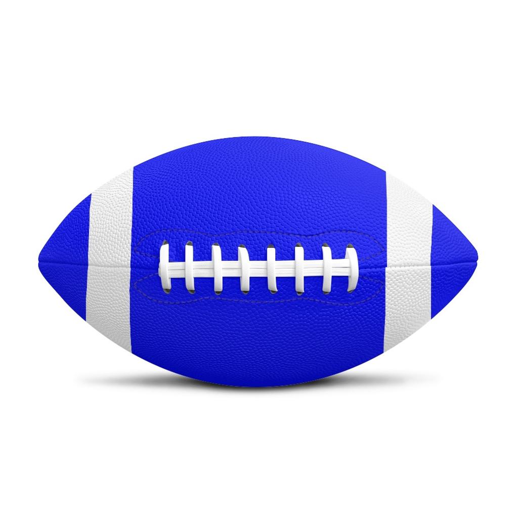 Color American Football Rugby Non-Slip Leather Rubber Adult Youth Sports Ball Training Game Custom Pattern Color Rugby Ball