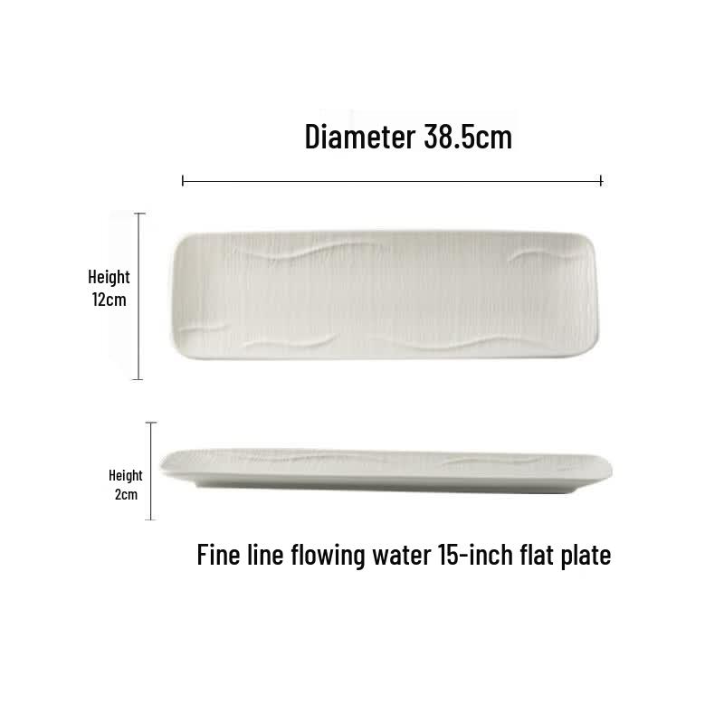 15-inch Rectangular Ceramic Platter