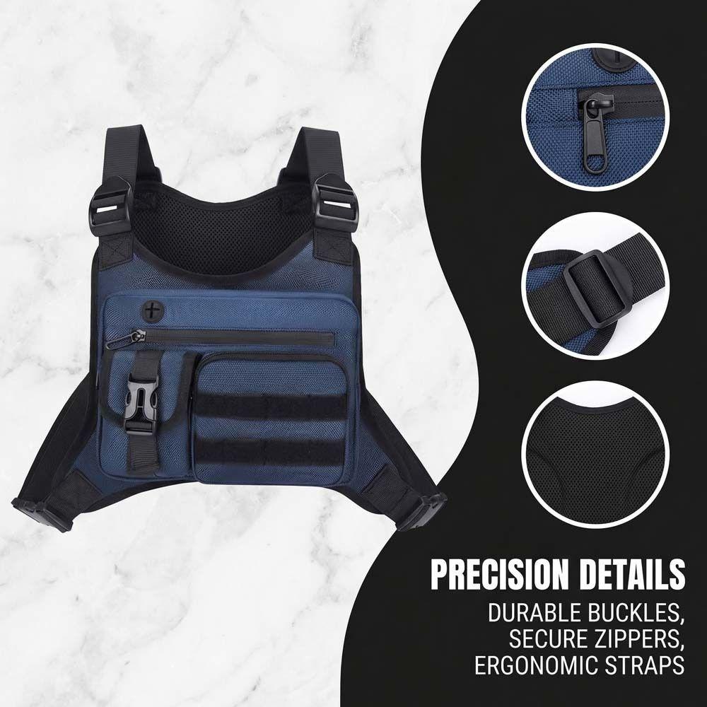 Water Resistant Multi-functional Chest Bag Multi-functional Outdoor Chest Bag Running