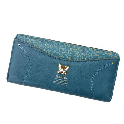 BebeDayan Mimosa Pocket Long Round BebeDayan [K-PARTS] Wallet, Zipper, Wallet, Dayan, Wachifield, Women's (Green)