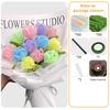 200 Pcs Pipe Cleaners Craft DIY Pipe Cleaner Flower Making Kit Colored Chenille Stems Bulk with Floral Wires Gardening Tape for Art Craft Supplies