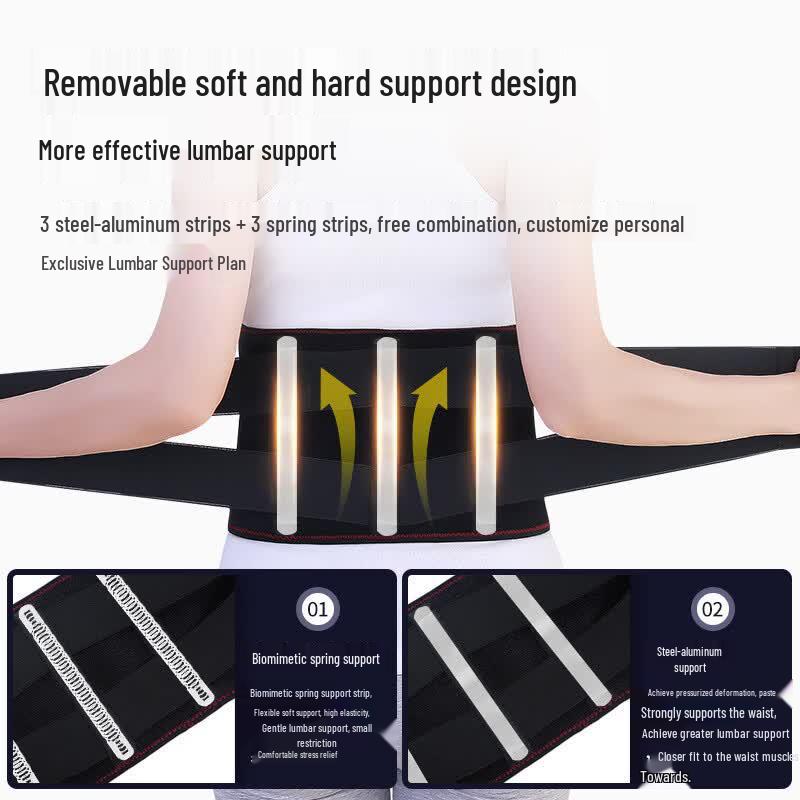 Electric Heated Vibration Massage Waist Belt