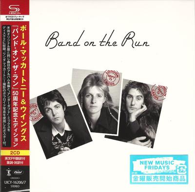 CD PAUL MCCARTNEY WINGS  Band O The Run 50th Anniversary Ed UICY162067 UNIVERSAL MUSIC 2023 Japan Obi Rock