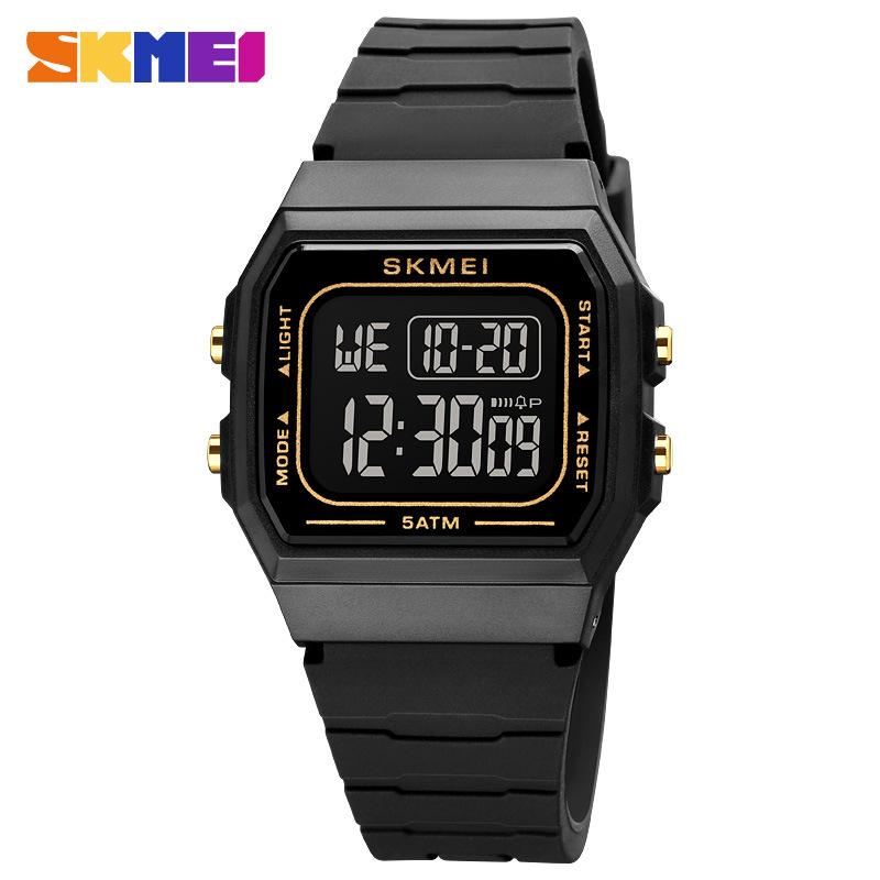 Electronic Watch Student Multi-function Electronic Watch Simple Waterproof Led Watch Men's and Women's Couple Watches