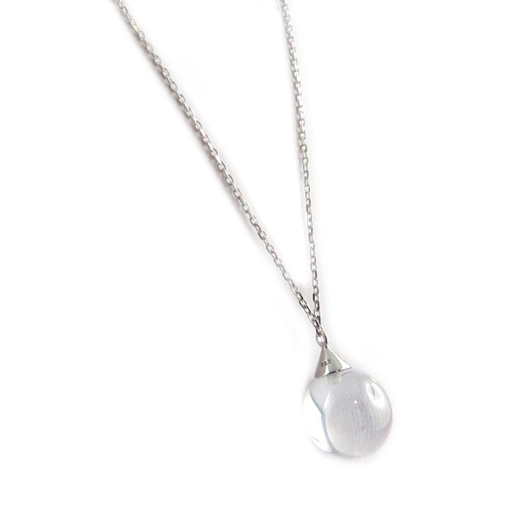 Les Trésors De Lily [E9072] - Collier Argent 'Réglisse' Blanc