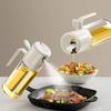 550ML Olive Oil Sprayer Dispenser Bottle 2-In-1 Smart Lid Control Glass Spray Bottle Kitchen Tool for Cooking Salad BBQ