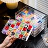 Large Multi-Layer Transparent Compartment Glass Bead Jewelry Storage Box