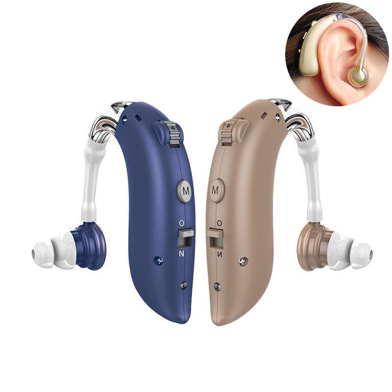 G Cross-Border 25 Wireless Behind-the-Ear Hearing Aid: USB-Adjustable, Noise-Reducing, Long Battery Life, Ideal for Elderly with Hearing Loss.