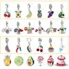 Suitable For 3Mm Original Bracelet Avocado Cherry Watermelon Banana Fruit Copper Beads Diy Birthday Jewelry Hand Jewelry