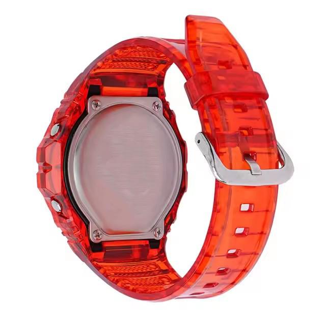 

Полімерний ремінець + чохол для Casio G-SHOCK DW-6900 Браслет Ремінець на зап ястя Кольоровий Водонепроникний Ремінець для годинника Прозорий ТПУ ремінець для DW6900