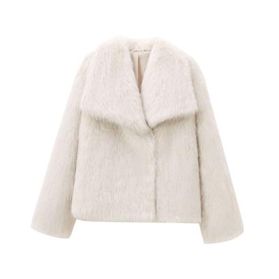 Autumn New Women's Clothing, Wind Design Artificial Fur Effect Short Coat 4360240