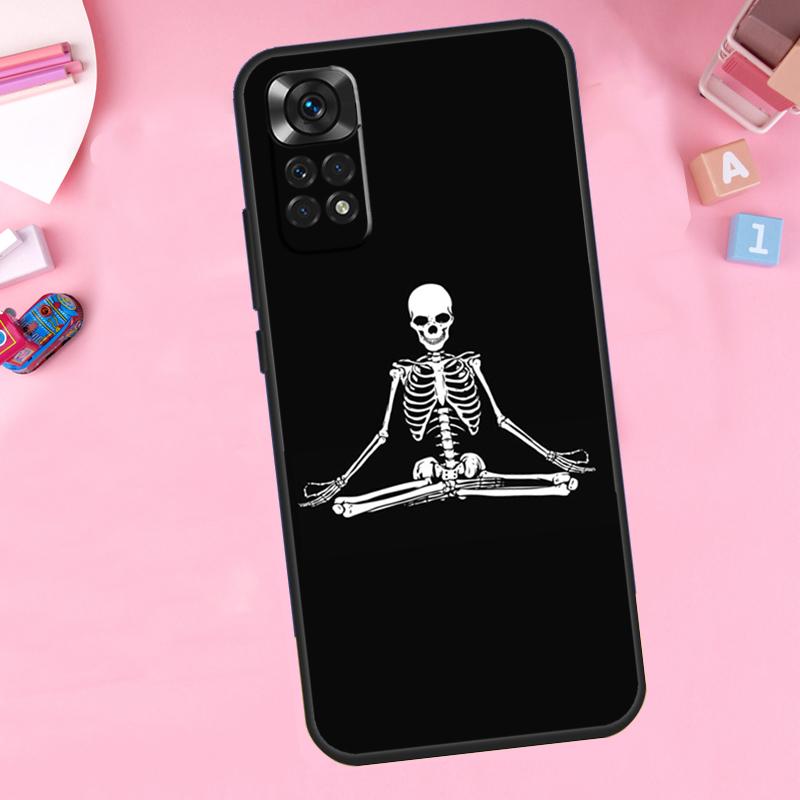 Skeleton Art For Xiaomi Redmi Note 14 10 11 12 13 15 Pro Plus Phone Case For Redmi 15 15C 14C 12C 10C 13C