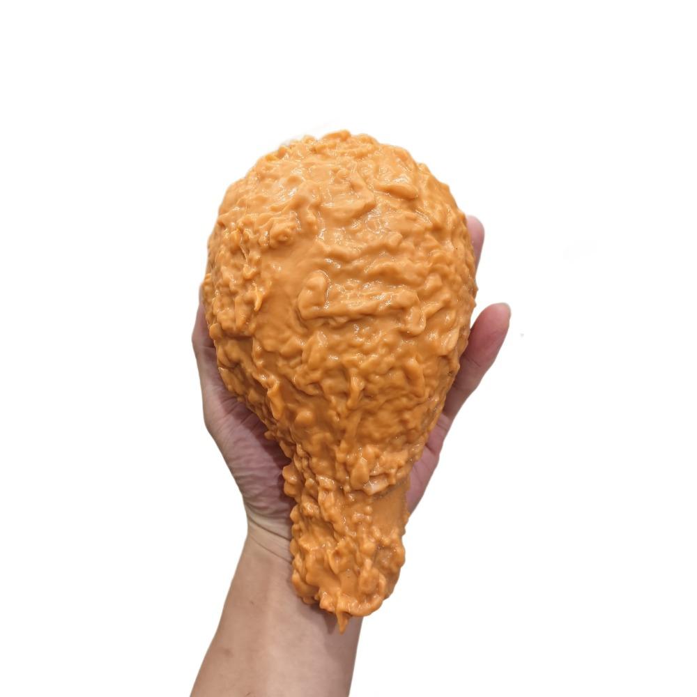 Slow Rising Fried Chicken Squishy Extra Large Sensory Fidget Ball Food Squeeze Toy Party Favors