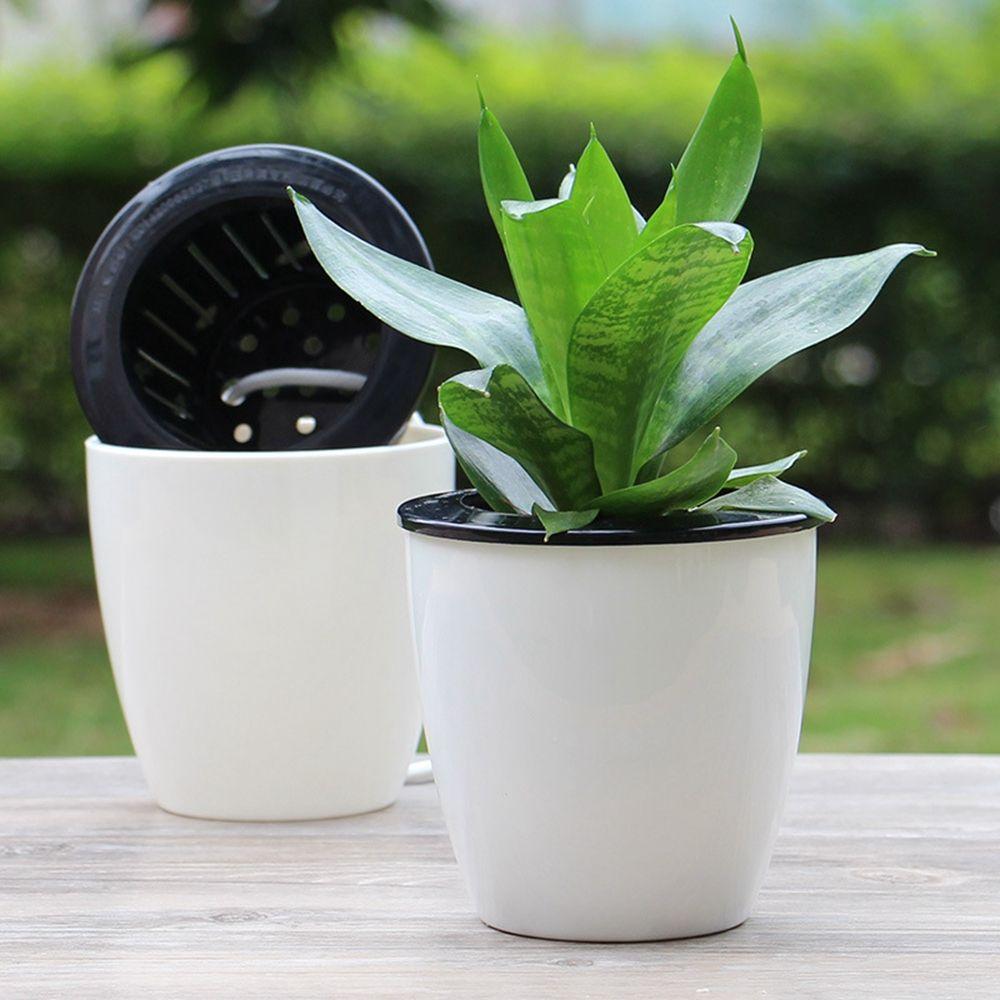 Resin Desktop Decoration Garden Supply Office Home Decor Planter Plants Basket Flower Pots