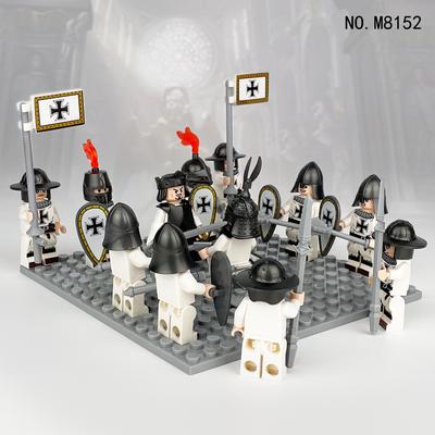 MOC Medieval Crusader Expedition Minifigure Building Blocks Toys