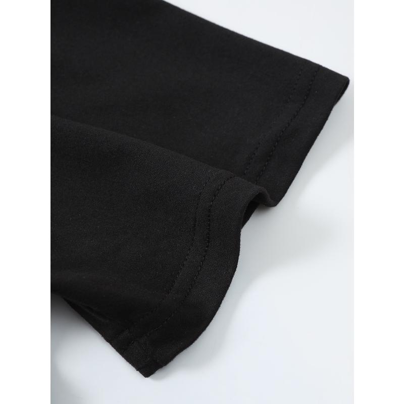 Polyester Short Sleeve Graphic T-Shirt Trendy Print Crew Neck Soft Breathable Summer Casual