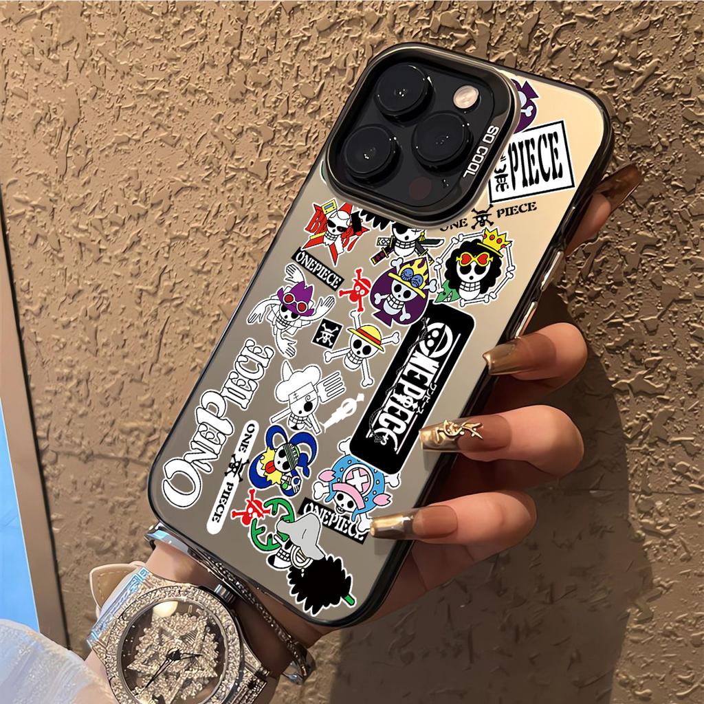 Cool Skull Sword Logo Ones Pieces Phone Case For iPhone 17 17e 16e 16 15 14 13 12 11 mini Pro Max Air Plus Anti Fall Back Cover