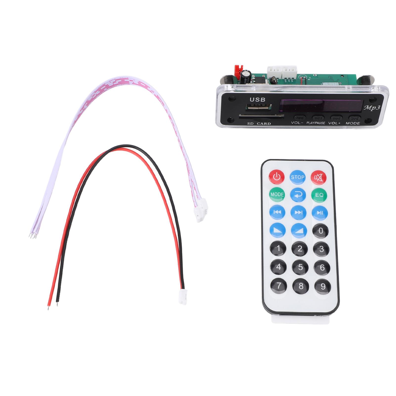 

Bluetooth Call Decoder Board Lossless Support USB Storage Card Wireless Music Decoder Module with