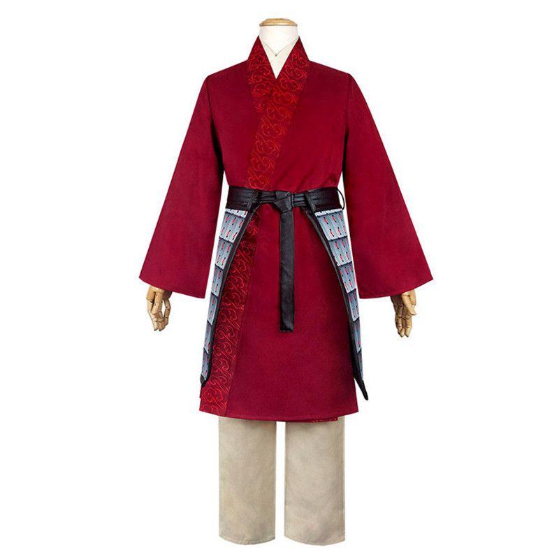 

Мулан Хуа Китайский Ханфу Косплей Костюм Женский Девушка Платье Хэллоуин Полный Комплект Парик Costume Set(No Wig),Adult S