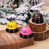 3PCS Elegant Desk Bells Set Reception Call Bells Service Bells Metal Material
