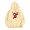 Women's Fashion Casual Long Sleeve Loose Christmas Print Hooded Sweatshirt