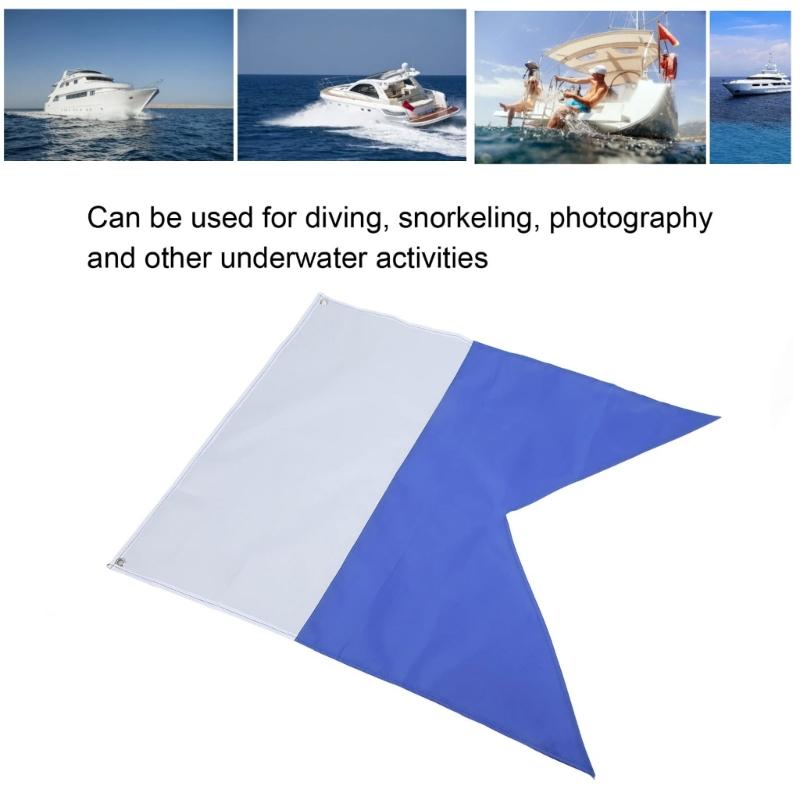 Universals Scubas Dive Flags International Sign Scubas Diving Boats Flags for Snorkeling, Diving, Underwater Activities