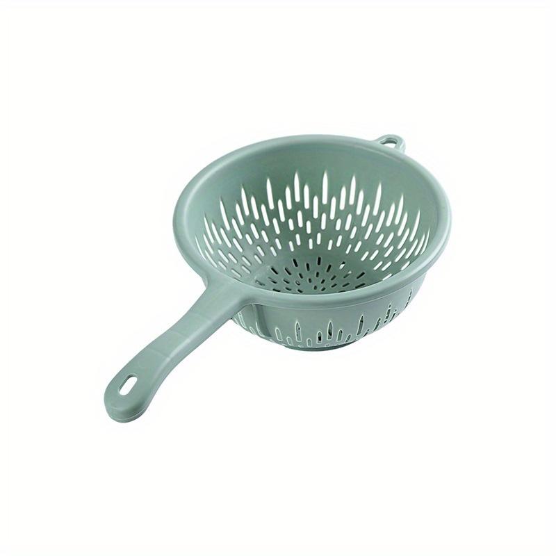 Food Washing Drain Colander with Handle Plastic Colander Strainer for Kitchen Kitchen Gadgets