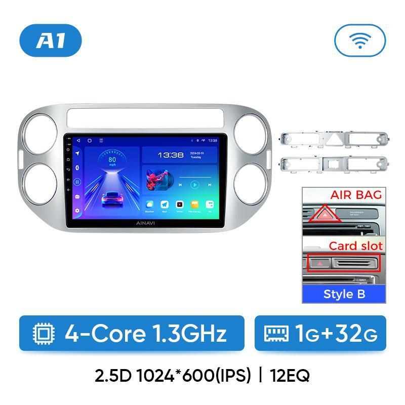 

Автомобильное радио Ainavi для Volkswagen VW Tiguan 2006 2010 2016 Golf Plus Wireless Carplay Android Auto Car Stereo Multimedia Player