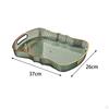 Acrylic Serving Tray Cosmetic Storage Bathroom Vanity Cafe Cafeteria Food for Bedroom