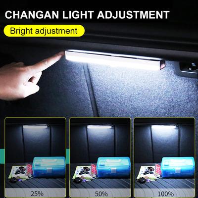 Led Night Light Car Roof Ceiling Lamp Wireless USB Charging Human Body Induction Trunk Lighting Auto Interior Reading Lights