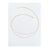 Tarnish Resistant 2 Piece Gold Color Waist Chain And Waist Necklace Missy