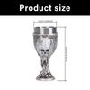 Gothic Engraved Nonrust Steel Goblet Halloween Barwares Rustproof Cup Decorative Drinking Cup For Cocktails