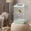 Großer Vogelkäfig Geräumig mit Acryl-Frontplatten
