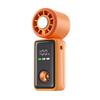 USB Rechargeable High-Speed Foldable Handheld Fan with Cooling Ice Pack and Digital Display