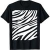 Funny Zebra Print Halloween Striped Animal Easy DIY Costume T Shirt