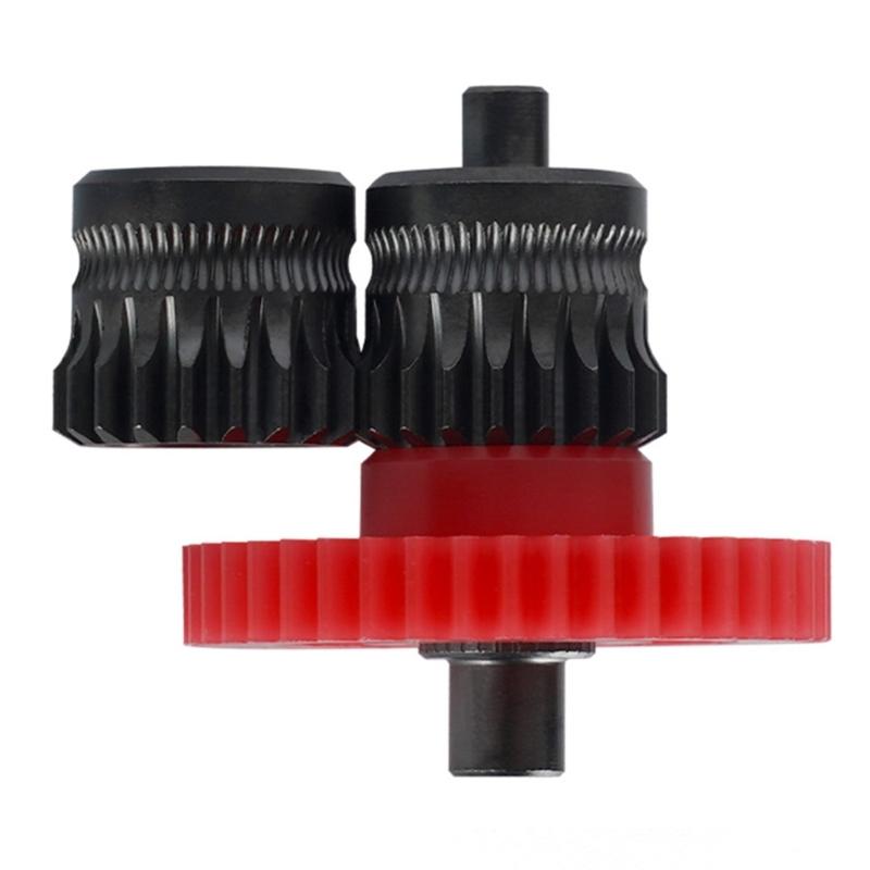 DLC Coated Steel Extruder Gear For Ender 3 Ender 5 3D Printer Hardened Metal Extruder Gear Installation Accessories