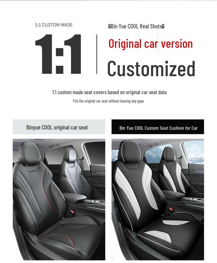 All-Season Special Seat Covers for 2526 Bin Yue L/Bin Rui Cars